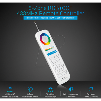 SYNERGY 21 SYN 178062 - Mando a distancia por radio, Lora (433MHZ), MiLight / MiBoxer SYNERGY 21 SYN 178062 - Mando a distancia por radio, Lora (433MHZ), MiLight / MiBoxer