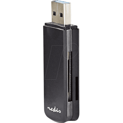 NEDIS N CRDRU3100BK - Card Reader, Multicard, USB 3.0, 5 Gbps NEDIS N CRDRU3100BK - Card Reader, Multicard, USB 3.0, 5 Gbps