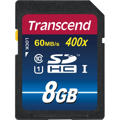 TRANSCEND TS8GSDU1 - Tarjeta de memoria SDHC 8 GB, clase 10 (Premium) TRANSCEND TS8GSDU1 - Tarjeta de memoria SDHC 8 GB, clase 10 (Premium)