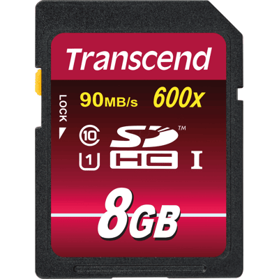 TRANSCEND TS8GSDHC10U1 - Tarjeta de memoria SDHC, 8 GB clase 10 UHS-I 600x Ultimate TRANSCEND TS8GSDHC10U1 - Tarjeta de memoria SDHC, 8 GB clase 10 UHS-I 600x Ultimate