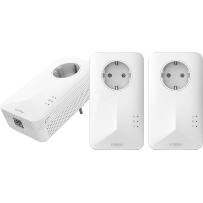 STRONG PL1000T - Powerline Kit (3 dispositivos) STRONG PL1000T - Powerline Kit (3 dispositivos)