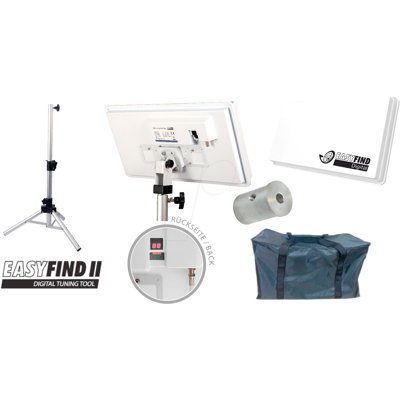 Kit de Viajero EasyFind II - Antena Satelital con Trípode Kit de Viajero EasyFind II - Antena Satelital con Trípode