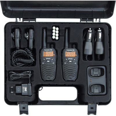 STABO 20701 - Radio PMR, juego de 2, IPX2, negro STABO 20701 - Radio PMR, juego de 2, IPX2, negro