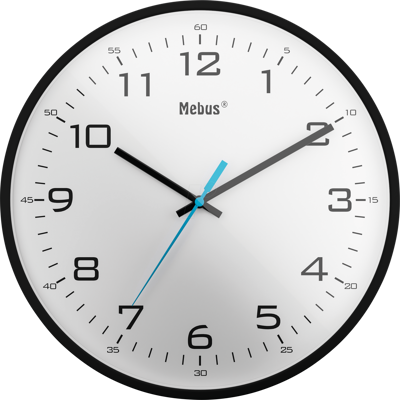 MEBUS 16247 - Reloj de pared - Cuarzo, Clásico, Blanco - Reloj de pared MEBUS 16247 - Reloj de pared - Cuarzo, Clásico, Blanco - Reloj de pared