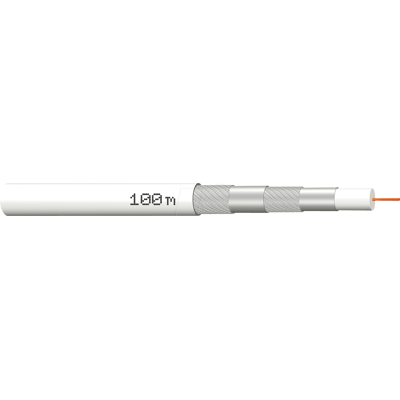Cabo coaxial Quad Shield Megasat - 100m - Soporte 4K Cabo coaxial Quad Shield Megasat - 100m - Soporte 4K
