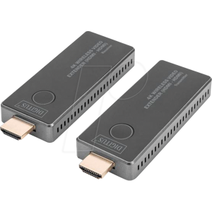 DIGITUS DIGI 55323 - Conjunto de extensores HDMI, 4K, Inalámbrico, 30 m. DIGITUS DIGI 55323 - Conjunto de extensores HDMI, 4K, Inalámbrico, 30 m.