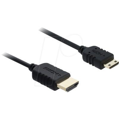Cable HDMI Delock 81684 - 1m - Negro Cable HDMI Delock 81684 - 1m - Negro