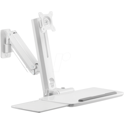 PUREMOUNTS PM-OFFICE-WM-11 - Soporte para monitor, 1 pantalla, con bandeja para teclado, Hast PUREMOUNTS PM-OFFICE-WM-11 - Soporte para monitor, 1 pantalla, con bandeja para teclado, Hast