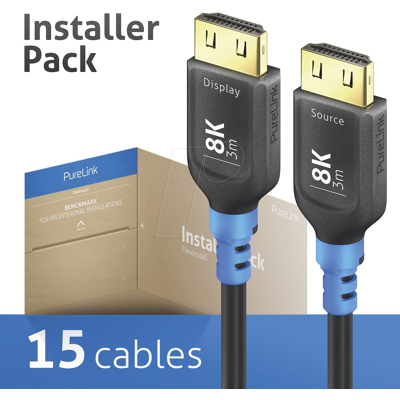 PURELINK FI-H150-030-PCK - HDMI Ultra-High-Speed Kabel, 8K 60Hz, 3,00m, 15er Pack PURELINK FI-H150-030-PCK - HDMI Ultra-High-Speed Kabel, 8K 60Hz, 3,00m, 15er Pack