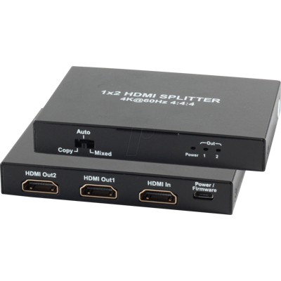 Divisor HDMI Shiverpeaks SHVP SP05-10001 - 4K/2K HDR - 2 Salidas Divisor HDMI Shiverpeaks SHVP SP05-10001 - 4K/2K HDR - 2 Salidas