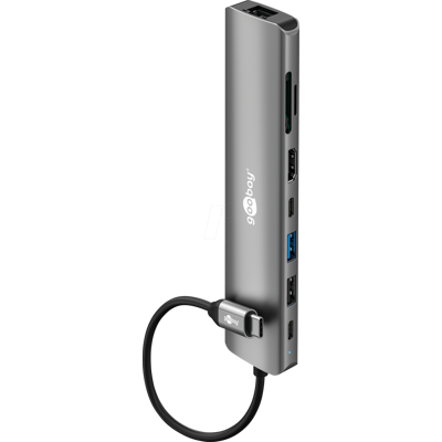 GOOBAY 79148 - Adaptador multipuerto USB-C, HDMI, Ethernet, USB tipo A, USB tip GOOBAY 79148 - Adaptador multipuerto USB-C, HDMI, Ethernet, USB tipo A, USB tip