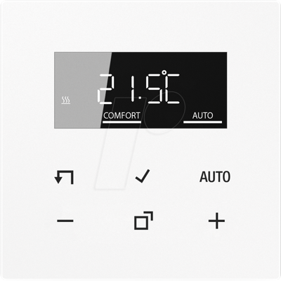Termostato Bluetooth Blanco Alpino Jung - Control de Calefacción Termostato Bluetooth Blanco Alpino Jung - Control de Calefacción