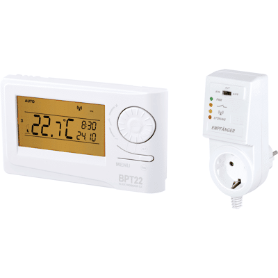 ELEKTROBOCK EB BPT22 - Termostato ambiental, alcance 35 m, radio ELEKTROBOCK EB BPT22 - Termostato ambiental, alcance 35 m, radio