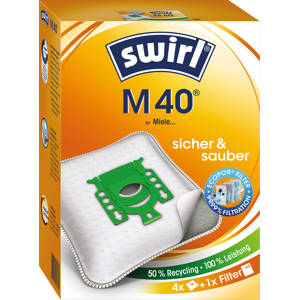 SWIRL 1704040 - Bolsa Hoover 4 swirl® MicroPor® Plus M 40 SWIRL 1704040 - Bolsa Hoover 4 swirl® MicroPor® Plus M 40