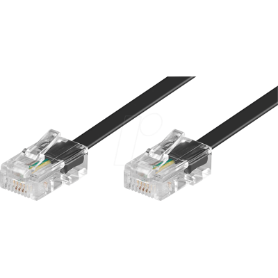 GOOBAY 50256 - Cable de conexión modular RDSI, 4 polos ocupado, 6 m GOOBAY 50256 - Cable de conexión modular RDSI, 4 polos ocupado, 6 m