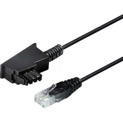Maxtrack Modelo TF 20-15L - Cable de teléfono analógico - 15 m Negro Maxtrack Modelo TF 20-15L - Cable de teléfono analógico - 15 m Negro