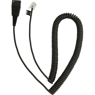 JABRA GN 8800-01-37 - Cable de auriculares, desconexión rápida, negro JABRA GN 8800-01-37 - Cable de auriculares, desconexión rápida, negro