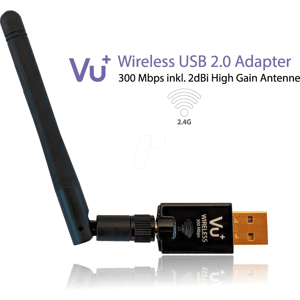 VU+ 13179 - Lápiz USB WLAN con antena de alta ganancia de 2dBi VU+ 13179 - Lápiz USB WLAN con antena de alta ganancia de 2dBi