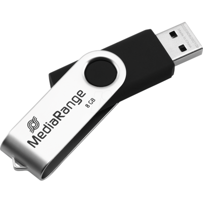 MEDIARANGE MR 908 - Memoria USB, USB 2.0, 8 GB, giratoria MEDIARANGE MR 908 - Memoria USB, USB 2.0, 8 GB, giratoria