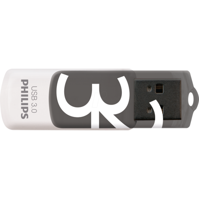 PHILIPS MEDIA PHI FM32FD00B - Memoria USB, USB 3,0, 32 GB, Vivid Edition Shadow Grey PHILIPS MEDIA PHI FM32FD00B - Memoria USB, USB 3,0, 32 GB, Vivid Edition Shadow Grey