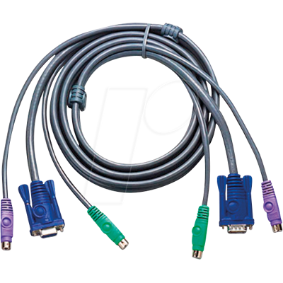 ATEN 2L-5005PC - Cable KVM, VGA, PS/2, 5 m ATEN 2L-5005PC - Cable KVM, VGA, PS/2, 5 m