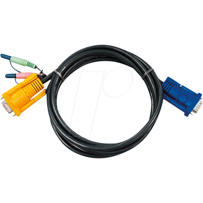 ATEN 2L-5205A - Cable KVM, VGA, audio, 5 m ATEN 2L-5205A - Cable KVM, VGA, audio, 5 m