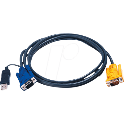 ATEN 2L-5206UP - Cable KVM VGA USB, 6,0 m ATEN 2L-5206UP - Cable KVM VGA USB, 6,0 m