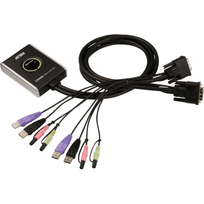 ATEN CS682 - Conmutador KVM USB DVI de 2 puertos con audio ATEN CS682 - Conmutador KVM USB DVI de 2 puertos con audio