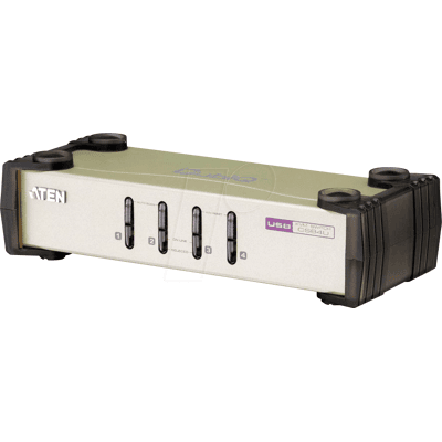 ATEN CS84U - Conmutador KVM VGA, PS/2+USB, 4 puertos ATEN CS84U - Conmutador KVM VGA, PS/2+USB, 4 puertos