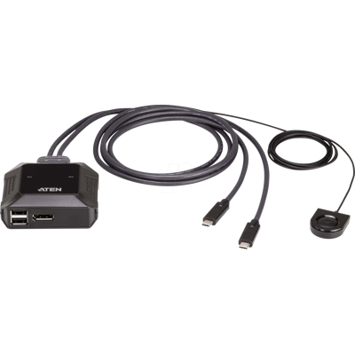 ATEN US3312 - Conmutador KVM de 2 puertos, DisplayPort ATEN US3312 - Conmutador KVM de 2 puertos, DisplayPort