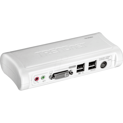 TRENDNET TRN TK-204UK - KIT DE conmutación KVM de 2 PUERTOS DVI/USB/Audio TRENDNET TRN TK-204UK - KIT DE conmutación KVM de 2 PUERTOS DVI/USB/Audio