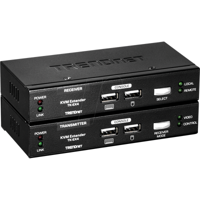 TRENDNET TRN TK-EX4 - PROLONGACIÓN VGA KVM, USB TRENDNET TRN TK-EX4 - PROLONGACIÓN VGA KVM, USB