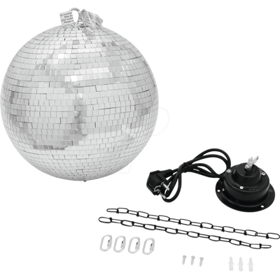 EUROLITE EURO 42109225 - Conjunto con motor, bola de espejo y cadena EUROLITE EURO 42109225 - Conjunto con motor, bola de espejo y cadena