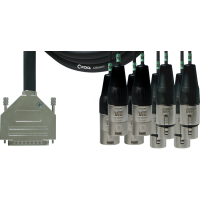 CFD 1,5 DFMT - CORDIAL 1x D-SUB, 4x XLR macho 3 polos, 4x XLR hembra 3 polos, 1 CFD 1,5 DFMT - CORDIAL 1x D-SUB, 4x XLR macho 3 polos, 4x XLR hembra 3 polos, 1