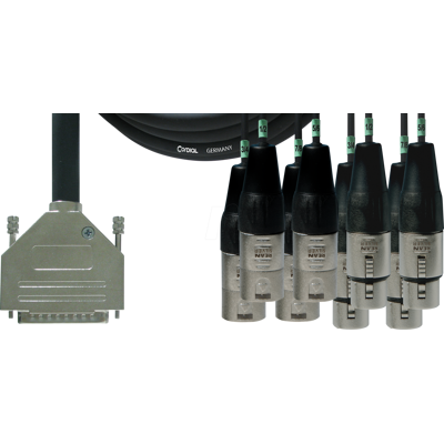 CFD 1,5 DFMY - CORDIAL 1x D-SUB, 4x XLR macho 3 polos, 4x XLR hembra 3 polos, 1 CFD 1,5 DFMY - CORDIAL 1x D-SUB, 4x XLR macho 3 polos, 4x XLR hembra 3 polos, 1