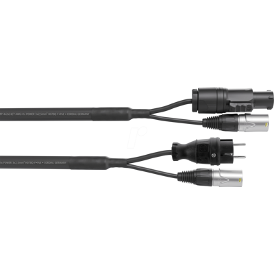 CPH5C1NPWRS125T - Alimentación CORDIAL y cable híbrido DMX, 5,00m CPH5C1NPWRS125T - Alimentación CORDIAL y cable híbrido DMX, 5,00m