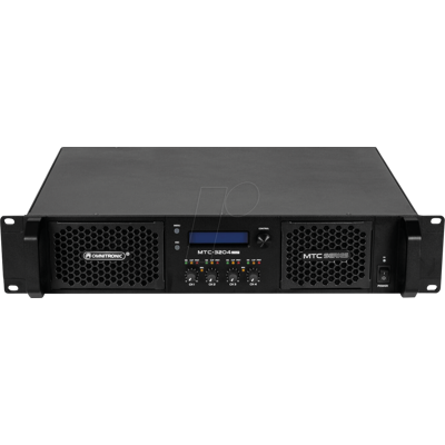 OMNI 10452431 - OMNITRONIC MTC-3204DSP Amplificador de potencia de 4 canales con OMNI 10452431 - OMNITRONIC MTC-3204DSP Amplificador de potencia de 4 canales con