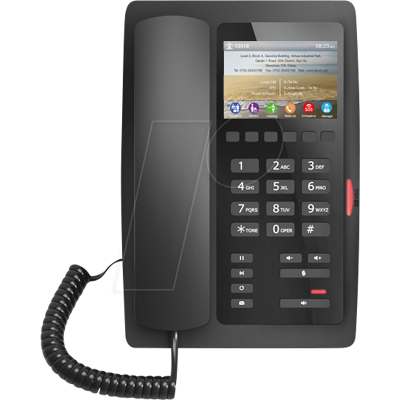 FANVIL H5WB - Teléfono IP del hotel, negro FANVIL H5WB - Teléfono IP del hotel, negro