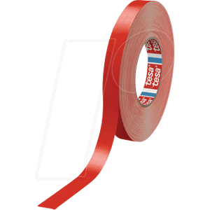 TESA 04651RT-19 - Cinta de tela tesaband® Premium, tejido abierto, 19 mm, rojo TESA 04651RT-19 - Cinta de tela tesaband® Premium, tejido abierto, 19 mm, rojo