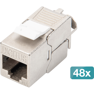 DIGITUS DIGI DN-93615-48 - Módulo Keystone Cat.6a, apantallado, conexión de montaje sin h DIGITUS DIGI DN-93615-48 - Módulo Keystone Cat.6a, apantallado, conexión de montaje sin h