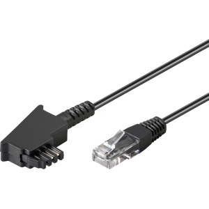 GOOBAY 71812 - Cable telefónico DSL / VDSL, conector TAE-F > conector RJ45, GOOBAY 71812 - Cable telefónico DSL / VDSL, conector TAE-F > conector RJ45,
