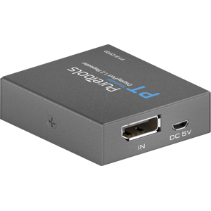 PURE PT-R-DP20 - PURETOOLS - Repetidor DisplayPort 1,2 4K 60 Hz, HDR PURE PT-R-DP20 - PURETOOLS - Repetidor DisplayPort 1,2 4K 60 Hz, HDR