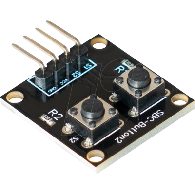 Joy-it SBC-Button2 Módulo de 2 botones Joy-it SBC-Button2 Módulo de 2 botones