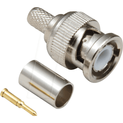 BKL Electronic 0401000/D Conector BNC Macho Recto - Cable Coaxial RF BKL Electronic 0401000/D Conector BNC Macho Recto - Cable Coaxial RF