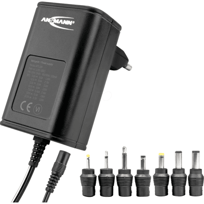 ANSMANN ANS APS 300 - Fuente de alimentación conmutada universal, 3,6 W, 3 - 12 ANSMANN ANS APS 300 - Fuente de alimentación conmutada universal, 3,6 W, 3 - 12