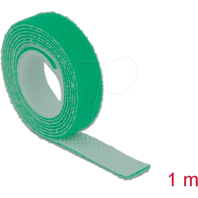 DELOCK 18725 - Cinta de velcro en rollo LA 1 m x AN 13 mm verde DELOCK 18725 - Cinta de velcro en rollo LA 1 m x AN 13 mm verde