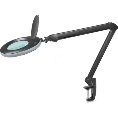 LUMENO 7218SWIII - Lámpara de aumento, led, lente de cristal Ø 125 mm LUMENO 7218SWIII - Lámpara de aumento, led, lente de cristal Ø 125 mm