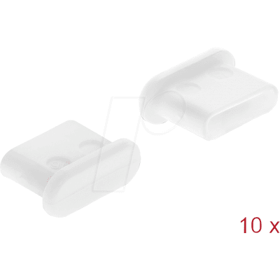 DELOCK 64095 - 10 unidades Cubierta antipolvo USB-C, sin asa, blanca DELOCK 64095 - 10 unidades Cubierta antipolvo USB-C, sin asa, blanca