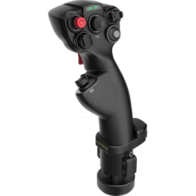 MOZA RACING MOZA AS018 - MOZA MHG Flightstick, diseño de chorro de combate, ARGB MOZA RACING MOZA AS018 - MOZA MHG Flightstick, diseño de chorro de combate, ARGB