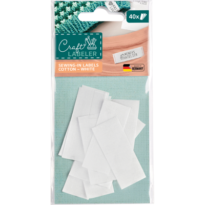 COLOP 170193 - Etiquetas de coser, algodón, para etiquetadora artesanal, 40 pie COLOP 170193 - Etiquetas de coser, algodón, para etiquetadora artesanal, 40 pie